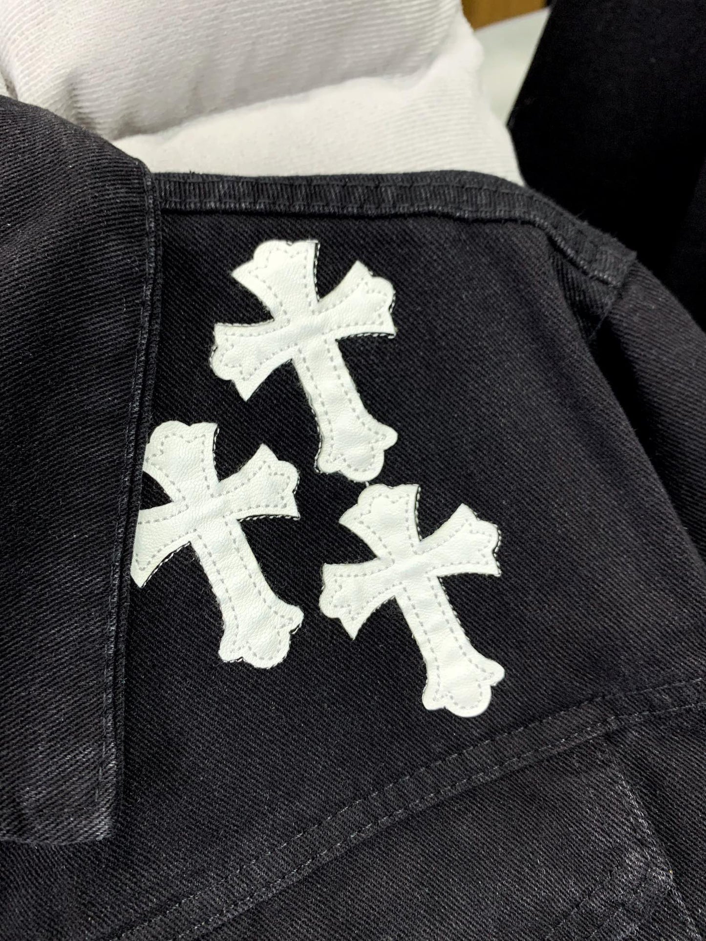 【Chrome Hearts】クロムハーツ 新しい刺繍デニムジャケット【即日出荷】