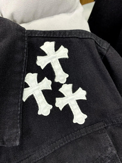 【Chrome Hearts】クロムハーツ 新しい刺繍デニムジャケット【即日出荷】