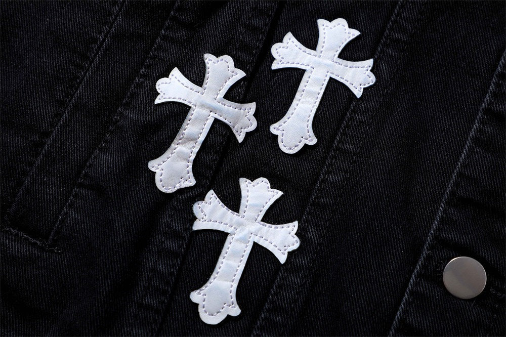 【Chrome Hearts】クロムハーツ 新しい刺繍デニムジャケット【即日出荷】