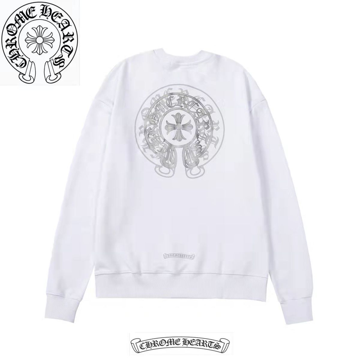 【Chrome Hearts】クロムハーツ ダブルシャドウプリントスウェットシャツ ご好評に付き再入荷！
