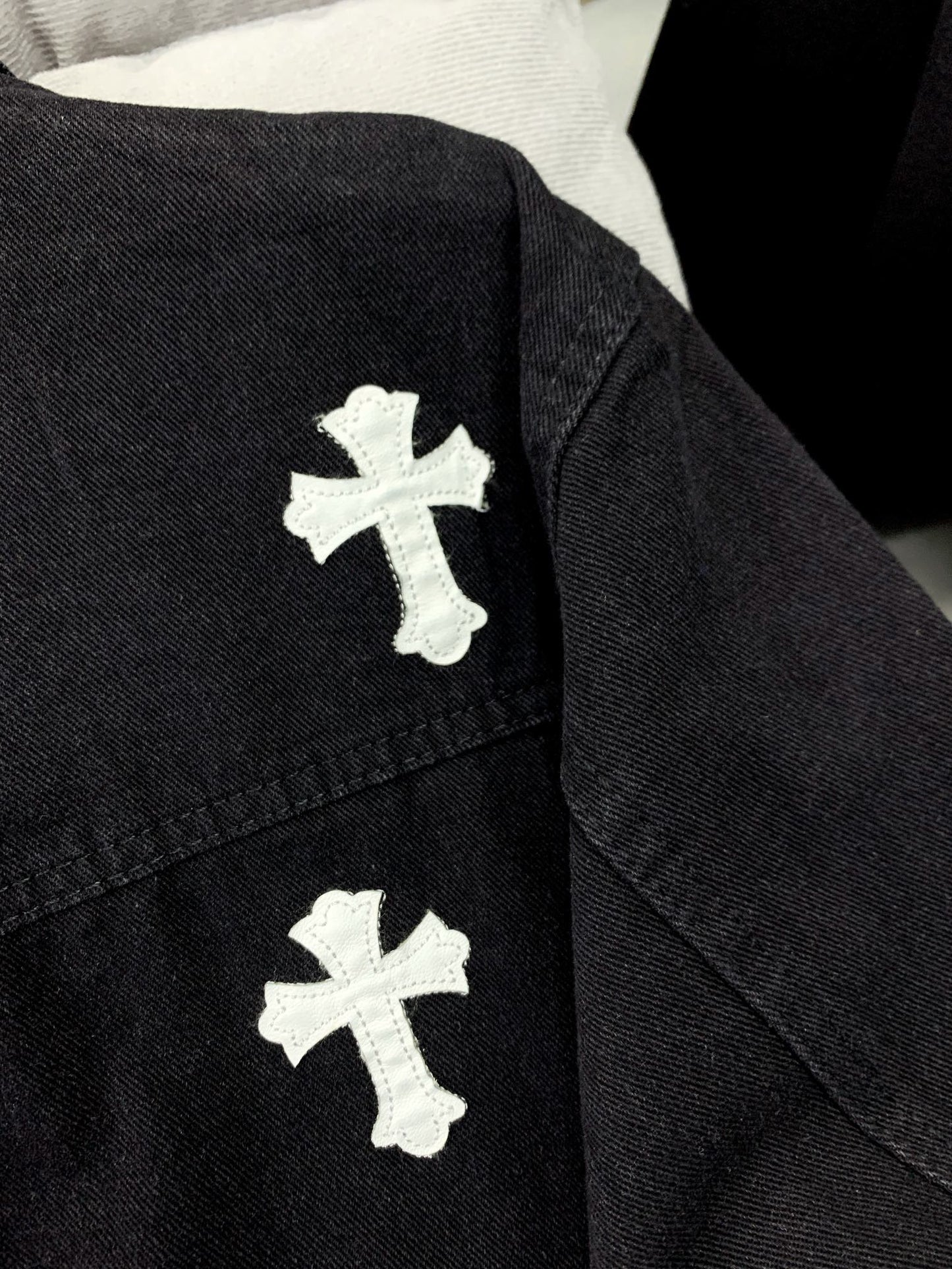 【Chrome Hearts】クロムハーツ 新しい刺繍デニムジャケット【即日出荷】