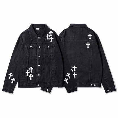 【Chrome Hearts】クロムハーツ 新しい刺繍デニムジャケット【即日出荷】