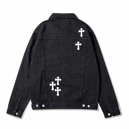【Chrome Hearts】クロムハーツ 新しい刺繍デニムジャケット【即日出荷】