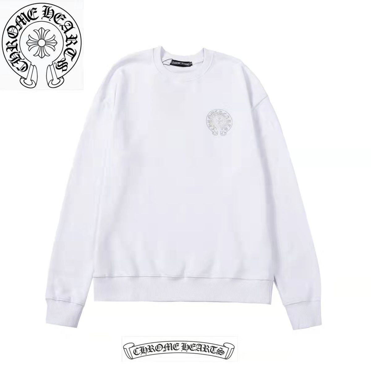 【Chrome Hearts】クロムハーツ ダブルシャドウプリントスウェットシャツ ご好評に付き再入荷！