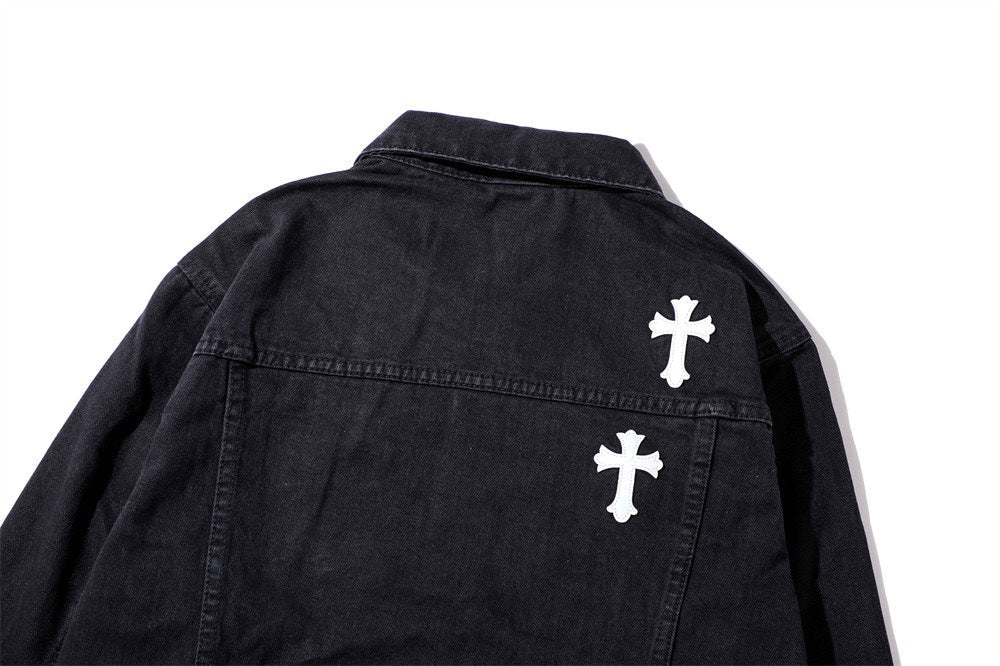 【Chrome Hearts】クロムハーツ 新しい刺繍デニムジャケット【即日出荷】