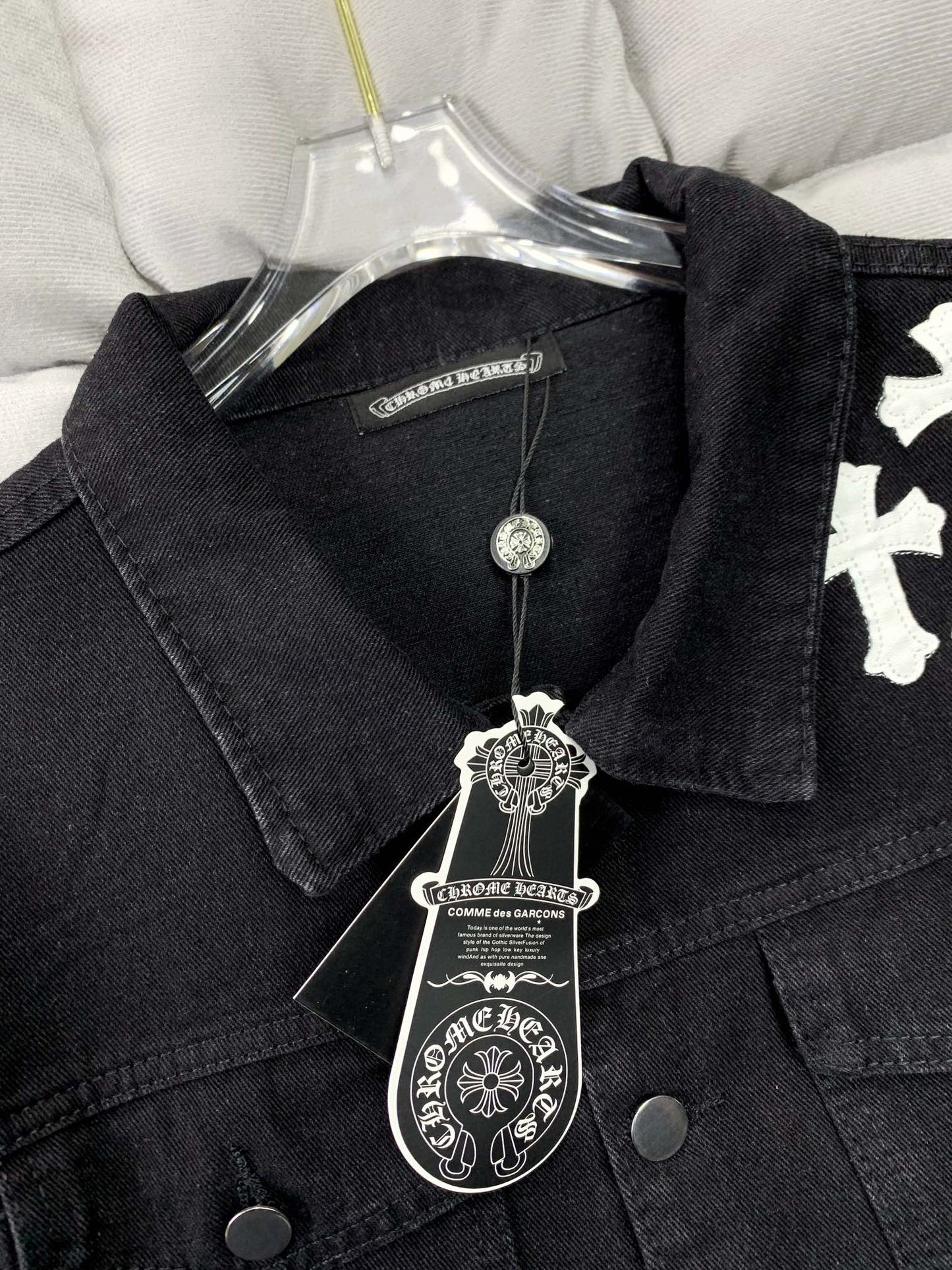 【Chrome Hearts】クロムハーツ 新しい刺繍デニムジャケット【即日出荷】