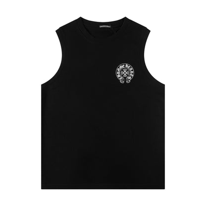 Chrome Hearts レインボーホースシュープリントタンクトップTシャツ P60